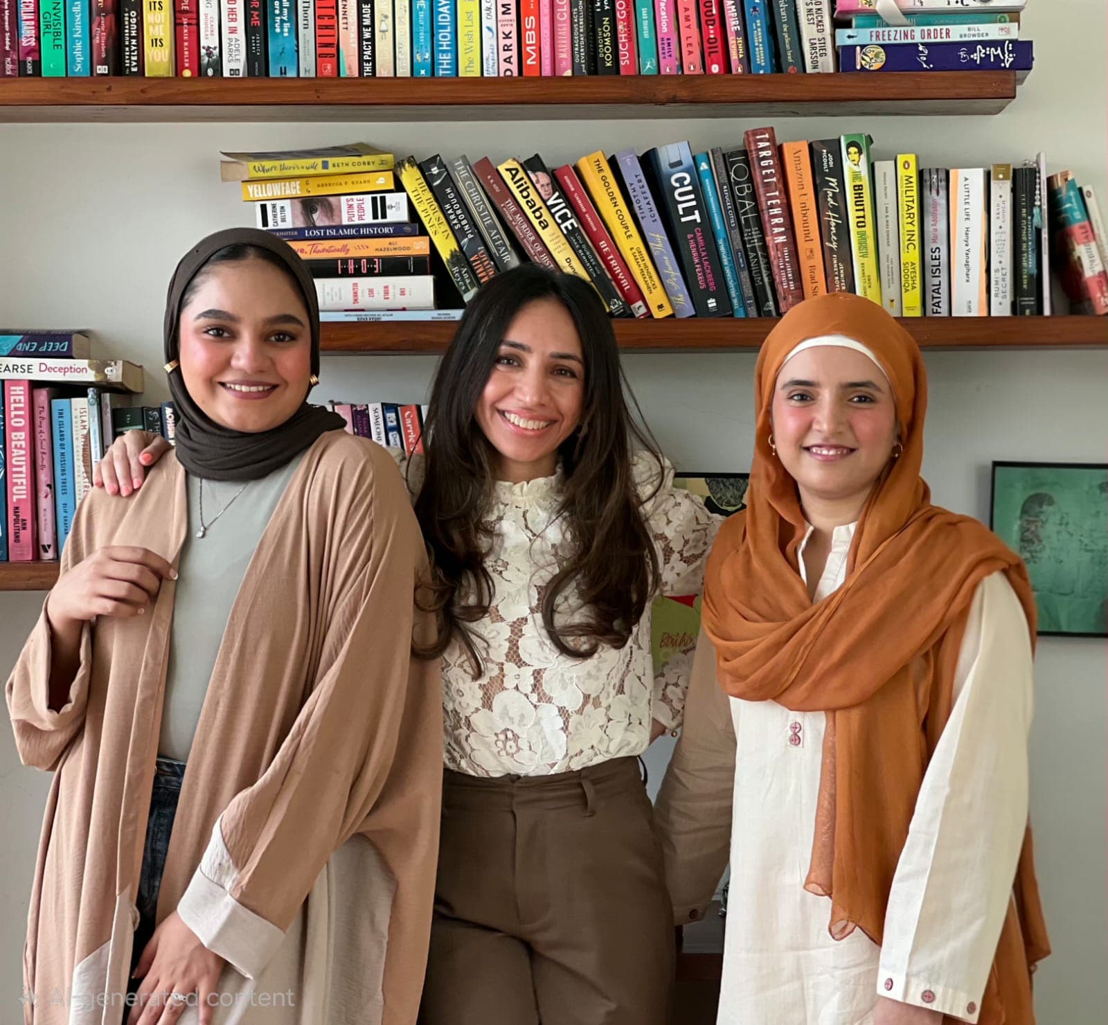 Abida, Khadijah and Sehrish, founders of Inspiring Women Invest